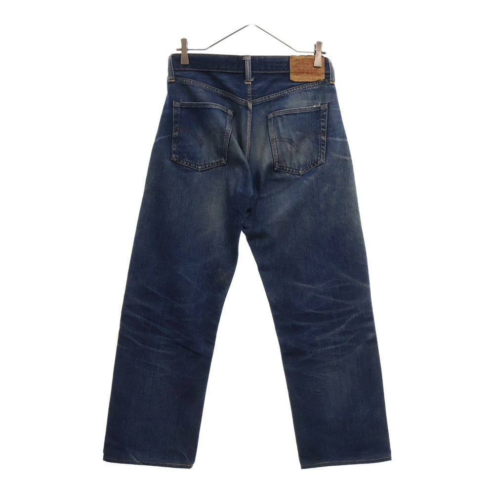 Levi's(リーバイス) 70S VINTAGE 501 BIG E 後期 紙パッチ ボタン裏ドット 足長R 並行ステッチ ヴィンテージ ボタンフライ デニムパンツ インディゴ