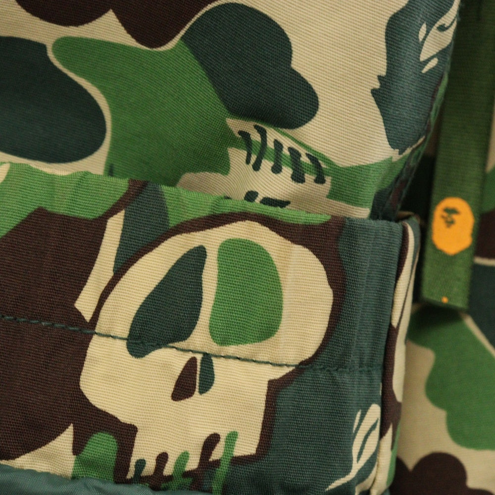 A BATHING APE(アベイシングエイプ) 10AW 30周年記念 ×STUSSY BAPER Survival Snow Jacket ステューシー サバイバルスノー ジップアップ マウンテンジャケット パーカー グリーン