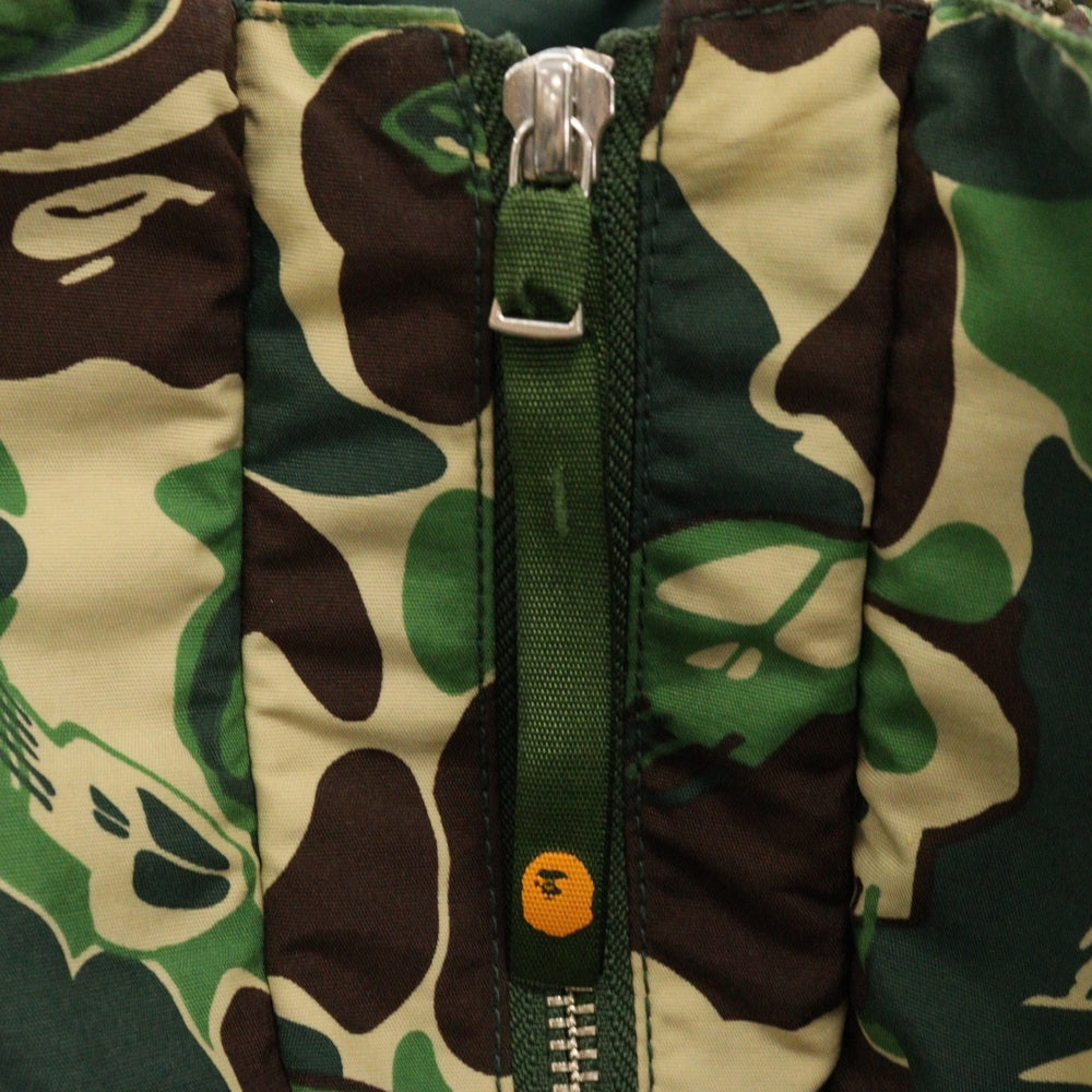 A BATHING APE(アベイシングエイプ) 10AW 30周年記念 ×STUSSY BAPER Survival Snow Jacket ステューシー サバイバルスノー ジップアップ マウンテンジャケット パーカー グリーン