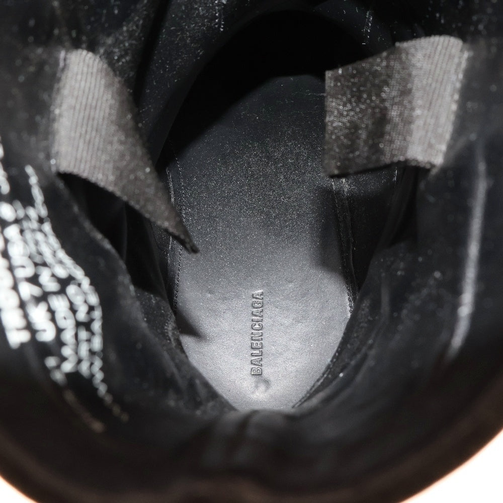BALENCIAGA(バレンシアガ) TROOPER 678414 スクエアトゥ レザートルーパーブーツ ブラック