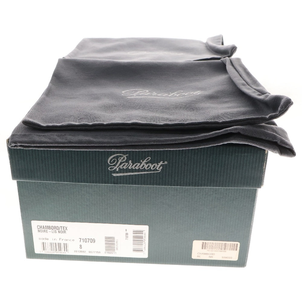 PARABOOT(パラブーツ) CHAMBORD 710709 シャンボード レースアップレザーシューズ ブラック
