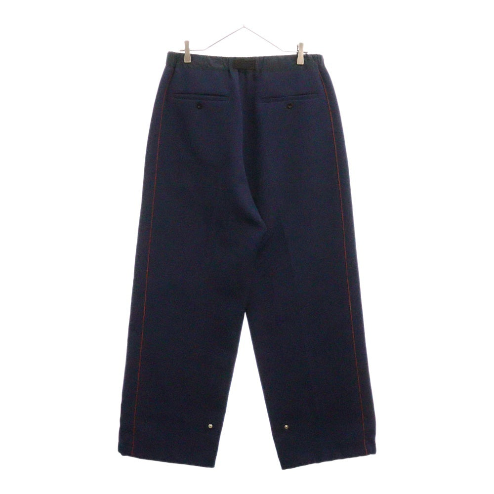 Sacai(サカイ) 22AW 22AWTechnical Jersey Pants 22-02817M テクニカルジャージー ベルテッド スラックスパンツ ネイビー