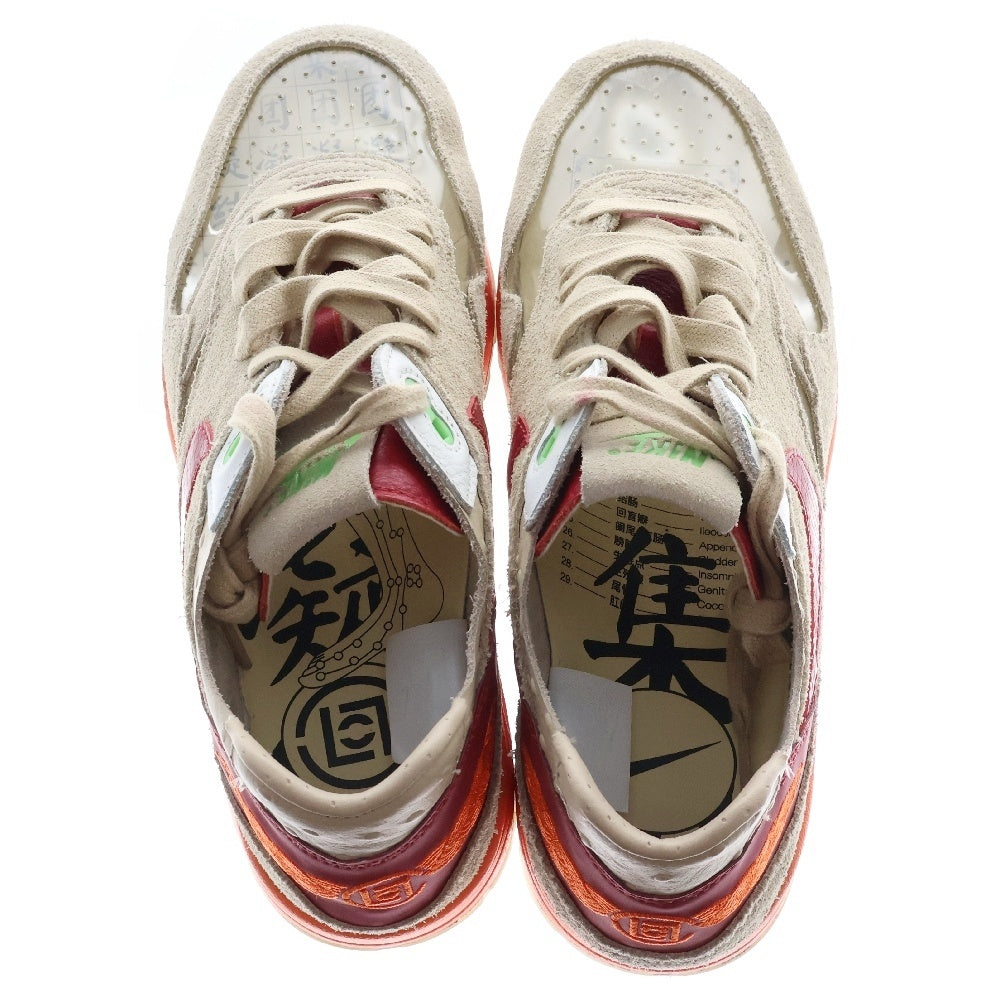 NIKE(ナイキ) ×CLOT AIR MAX1 クロット エアマックス1 ローカットスニーカー DD1870-100 ベージュ/オレンジ US9/27cm