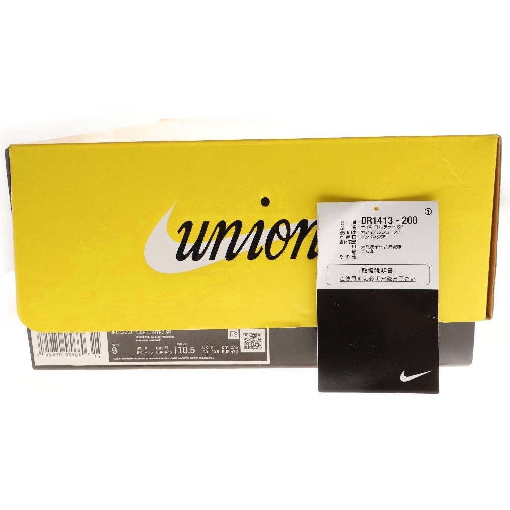 NIKE(ナイキ) ×UNION CORTEZ DR1413-200 ユニオン コルテッツ コルテッツ ローカットスニーカー マルチ US9/27.0cm
