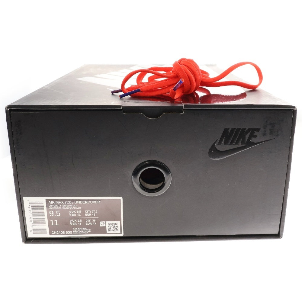 NIKE(ナイキ) ×UNDERCOVER AIR MAX 720 アンダーカバー エアマックス ローカットスニーカー US9.5/27.5cm レッド CN2408-600