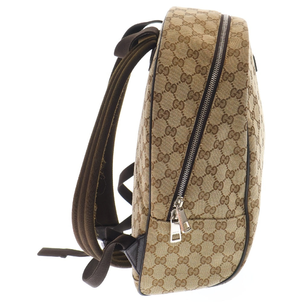 GUCCI(グッチ) GGロゴ総柄 キャンバスバックパック リュックサック 449906 ベージュ