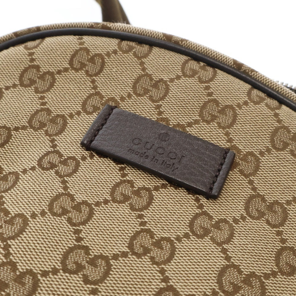 GUCCI(グッチ) GGロゴ総柄 キャンバスバックパック リュックサック 449906 ベージュ