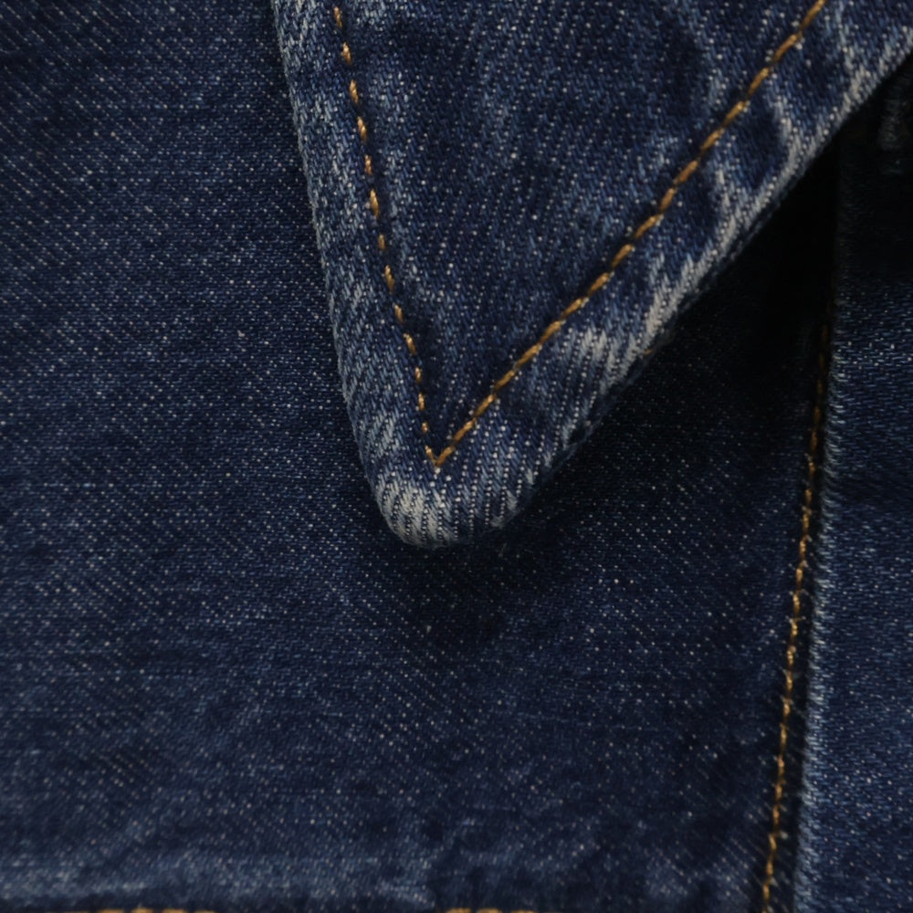 Calvin Klein Jeans(カルバンクラインジーンズ) EST1978 ロゴプリントデニムジャケット インディゴ
