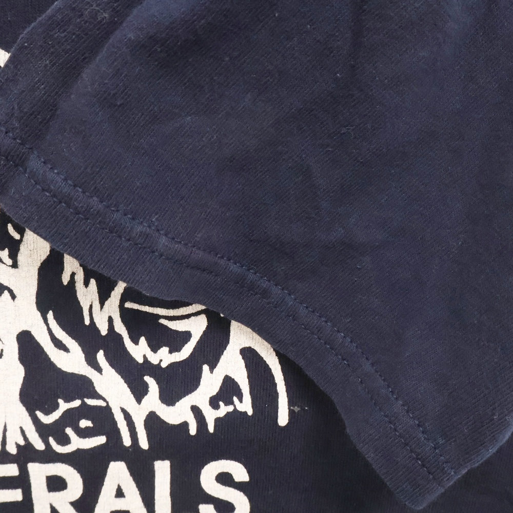 A BATHING APE(アベイシングエイプ) 90S Championタグ GENERALS ロゴ プリント クルーネック半袖Tシャツ ネイビー