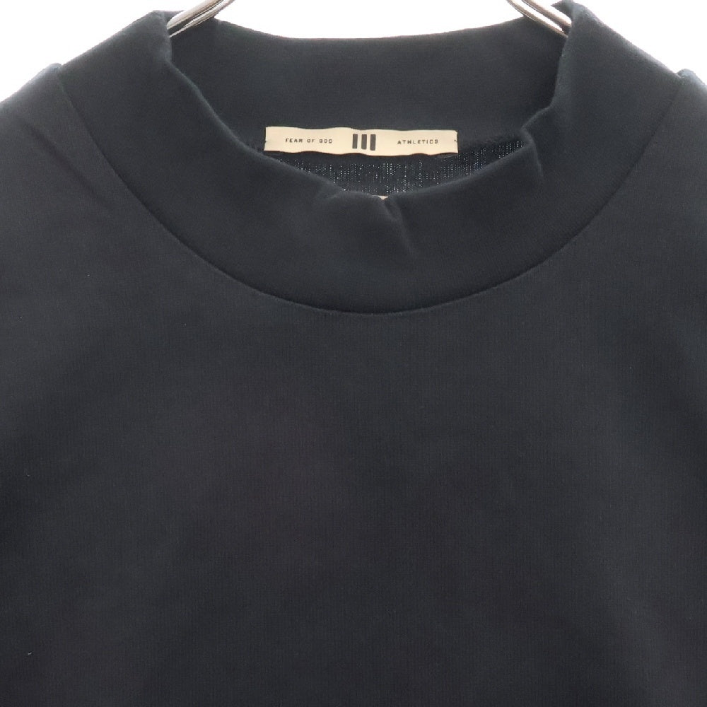 FEAR OF GOD(フィアオブゴッド) x adidas Athletics Heavy Jersey 3/4 Mock Tee アディダス フィア オブ ゴッド アスレチックス ヘビー ジャージー 3/4 モック 半袖Tシャツ カットソー ブラック