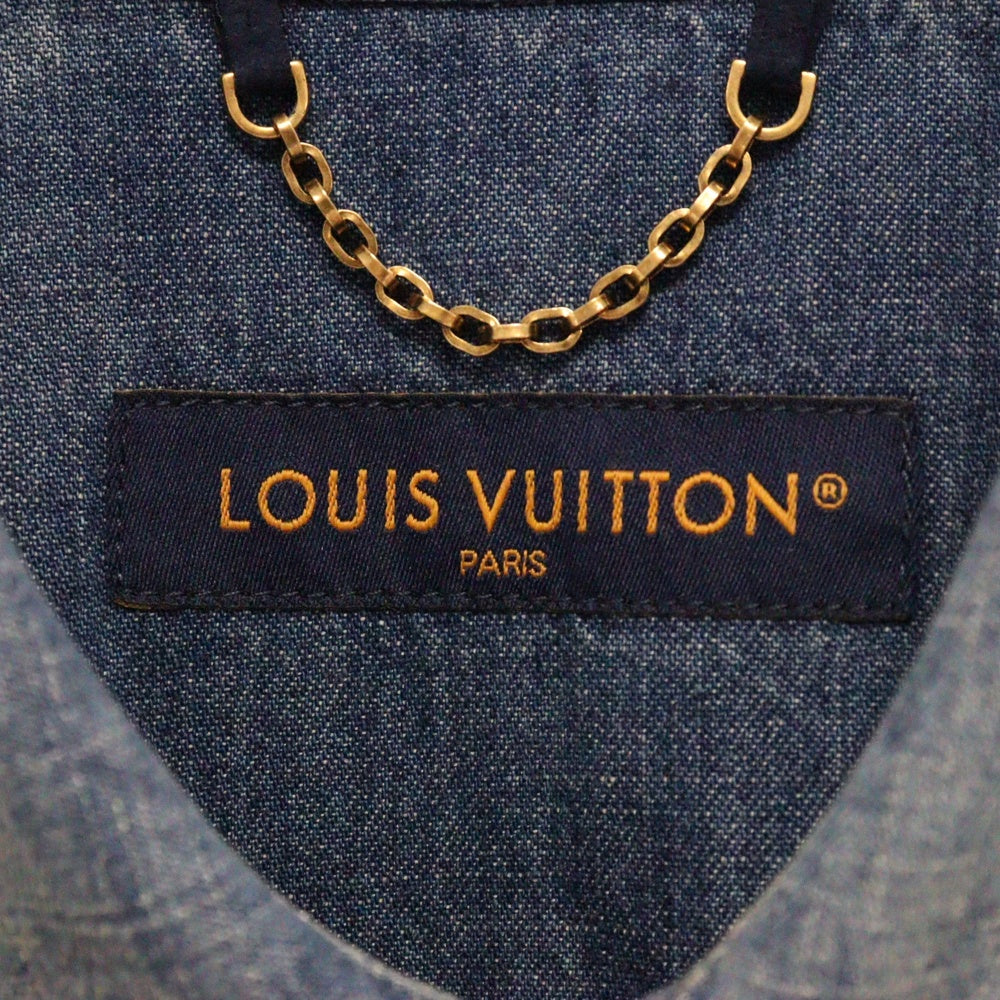 LOUIS VUITTON(ルイヴィトン) 24AW LVロゴスタッズ ウエスタン デニムシャツ RM242M MKE HRS73W インディゴ