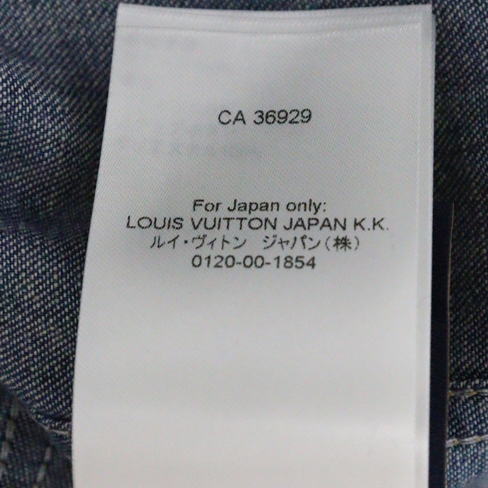 LOUIS VUITTON(ルイヴィトン) 24AW LVロゴスタッズ ウエスタン デニムシャツ RM242M MKE HRS73W インディゴ