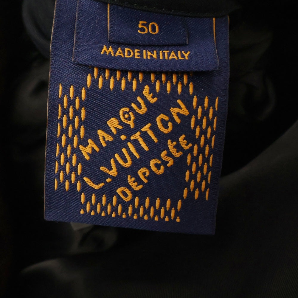 LOUIS VUITTON(ルイヴィトン) 24AW アーム切り替え ダミエバーシティジャケット ブルゾン フラック/レッド RM242M BQV HRL83E