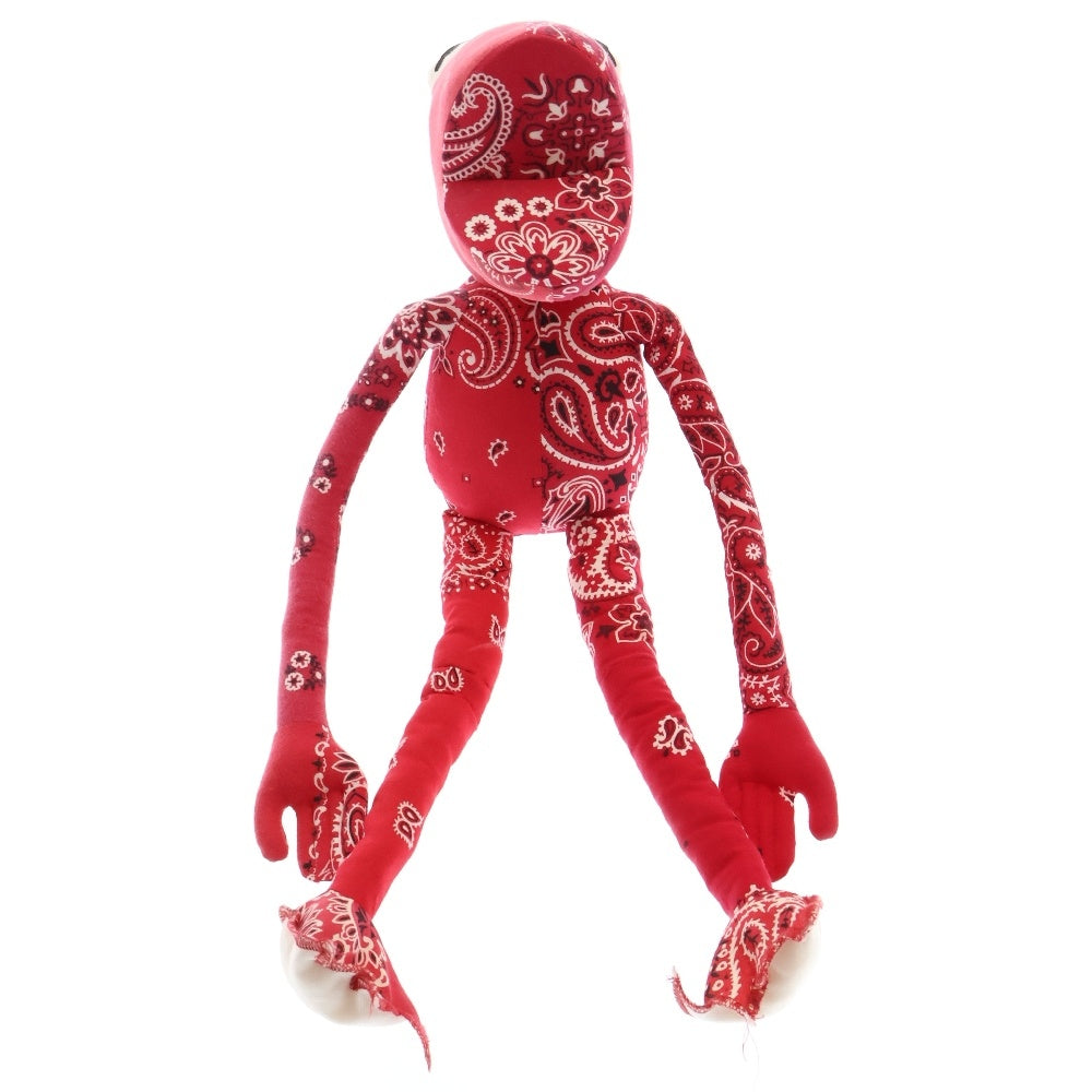 READY MADE(レディメイド) FROG MAN Bandana Red フロッグマン バンダナ柄 フィギュア ぬいぐるみ レッド RE20C-17