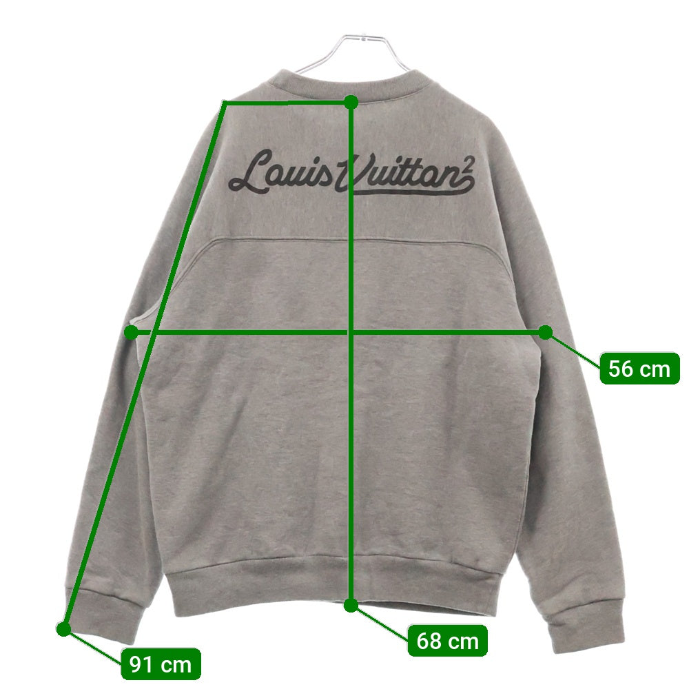 LOUIS VUITTON(ルイヴィトン) 22SS ×NIGO LV MADE ニゴ クルーネックスウェットトレーナー グレー HMY02WUYR
