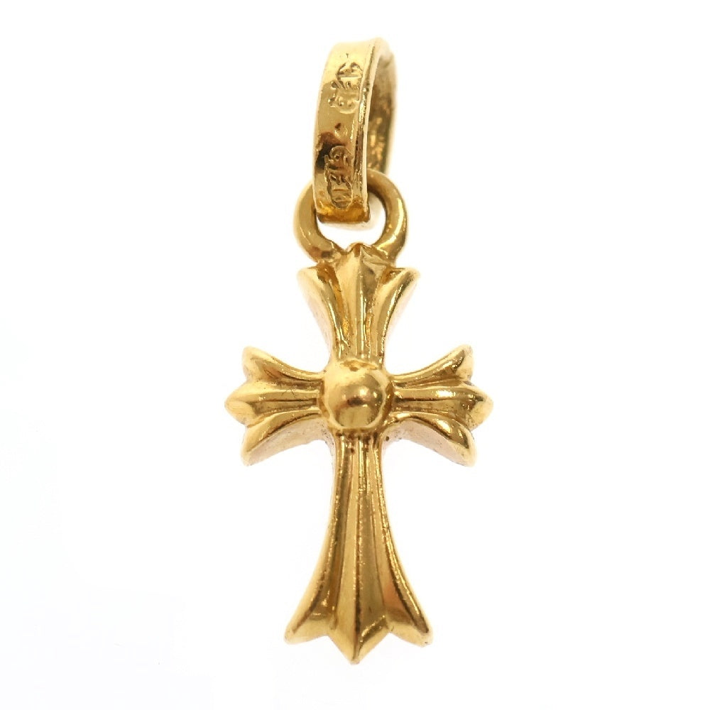 CHROME HEARTS(クロムハーツ) 22K CRS BBYFAT P/DIA ベイビーファットクロス PAVEダイヤ ペンダントトップ ゴールド BCA035