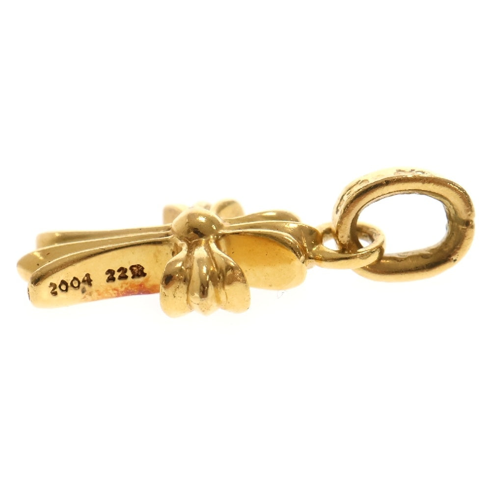 CHROME HEARTS(クロムハーツ) 22K CRS BBYFAT P/DIA ベイビーファットクロス PAVEダイヤ ペンダントトップ ゴールド BCA035