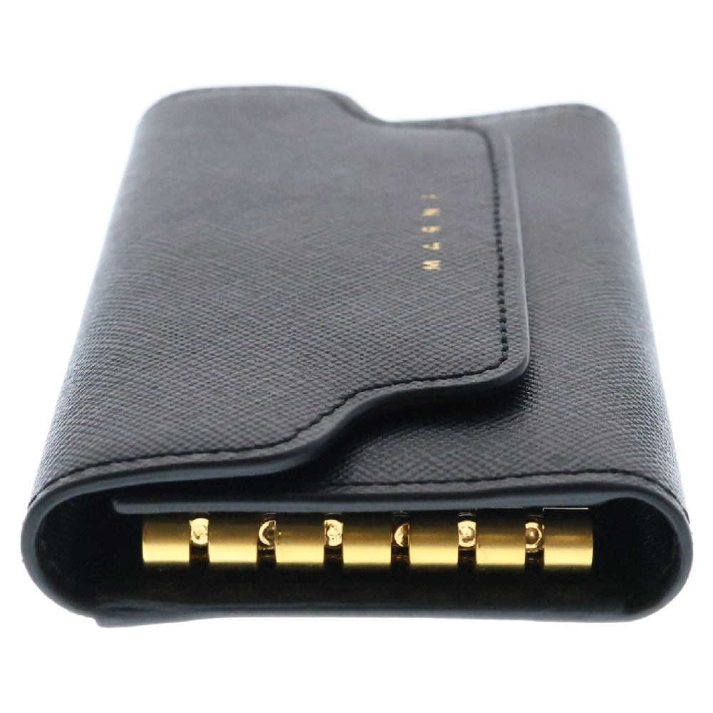 MARNI(マルニ) フロントロゴ レザーキーケース PCMO0017U0 LV520 ブラック