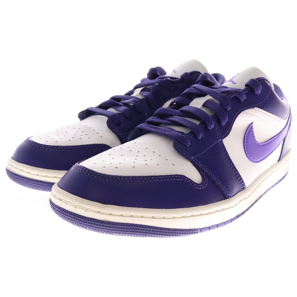 NIKE(ナイキ) WMNS AIR JORDAN 1 LOW SKY J PURPLE DC0774ー502 ウィメンズ エアジョーダン1 ロー スカイJ パープル US11.5/28.5cm ホワイト/パープル