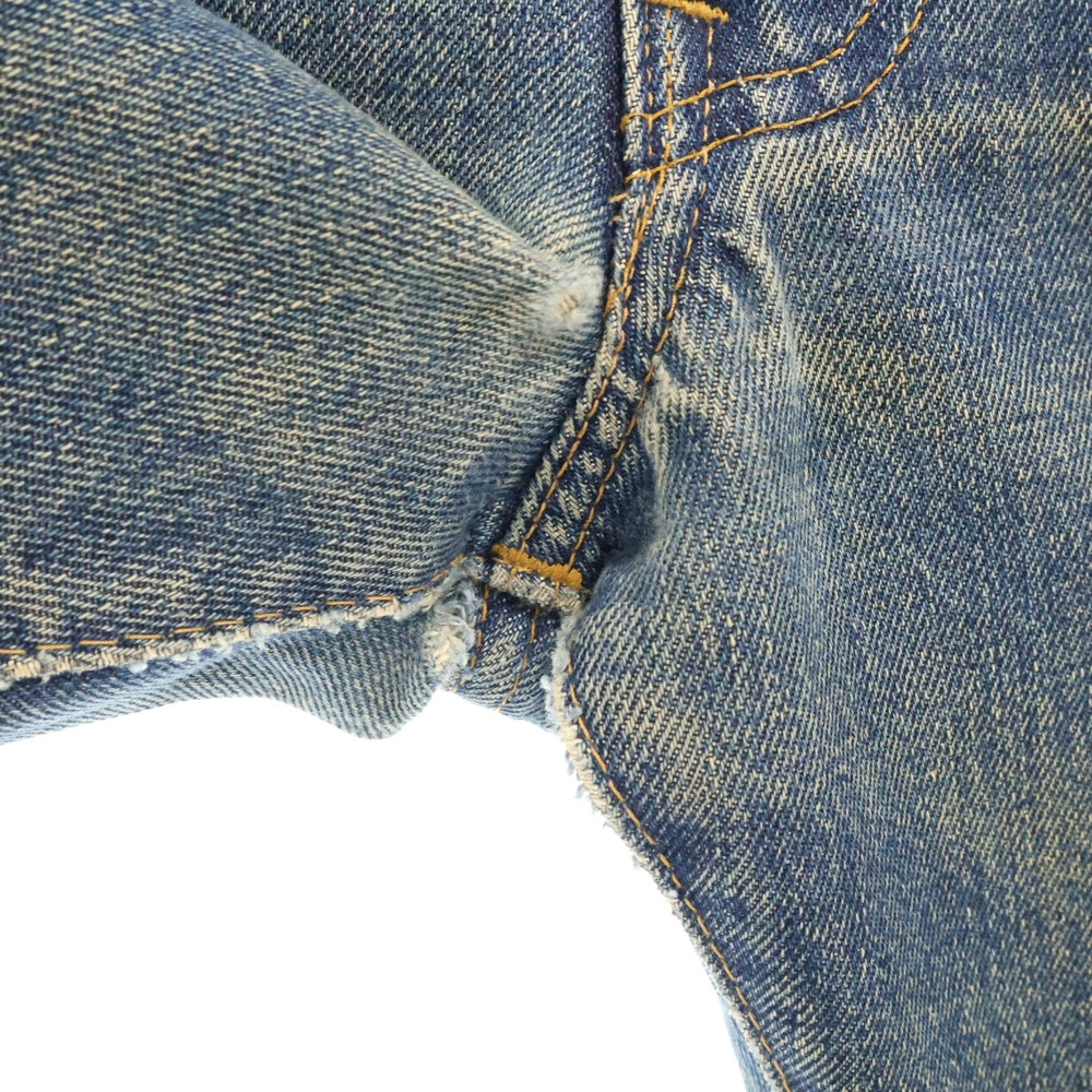Levi's(リーバイス) 70s VINTAGE 501 66前期 ボタン裏刻印6 スモールe ボタンフライデニムパンツ インディゴ