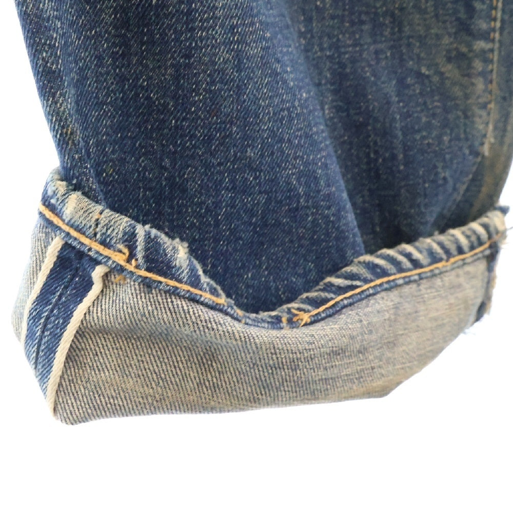 Levi's(リーバイス) 70s VINTAGE 501 66前期 ボタン裏刻印6 スモールe ボタンフライデニムパンツ インディゴ