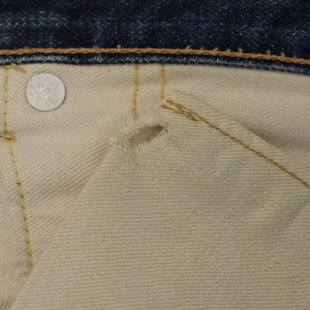 Levi's(リーバイス) 70S VINTAGE 505 BIG E ボタン裏刻印8 SCOVILLジップ ジップフライデニムパンツ インディゴ