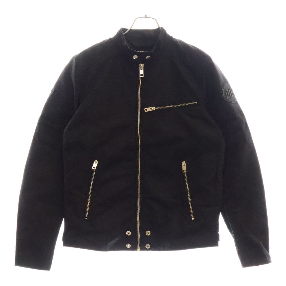 DIESEL(ディーゼル) コットンシングルライダースジャケット ブラック 00SKL8