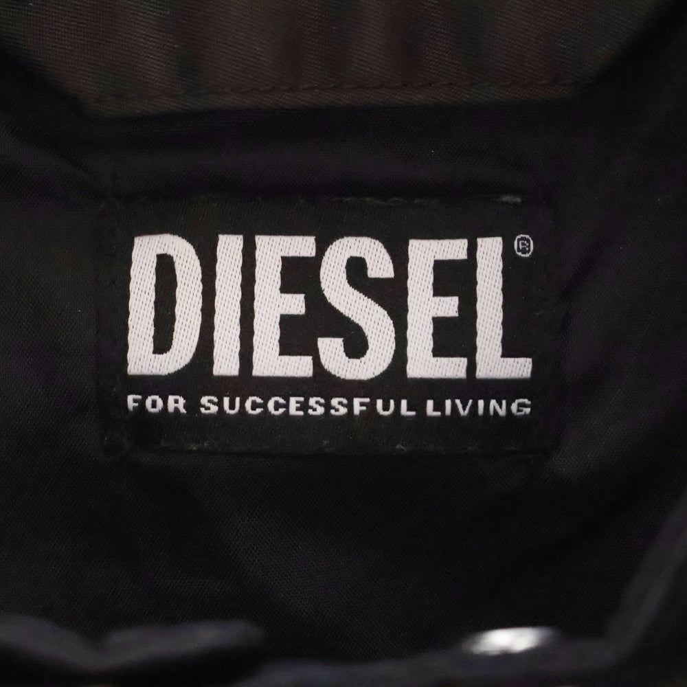 DIESEL(ディーゼル) コットンシングルライダースジャケット ブラック 00SKL8