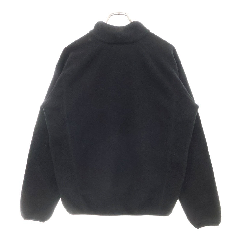 ROA(ロア) POLATEC Fleece Button Up ポーラーテック フリース プルオーバージャケット ブラック