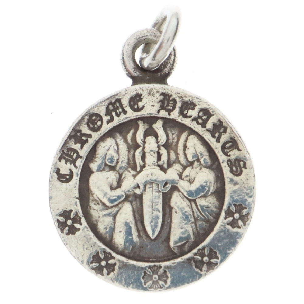 CHROME HEARTS(クロムハーツ) CHRM ANGL MDL V2 エンジェルメダルチャーム ペンダントトップ シルバーBCA229