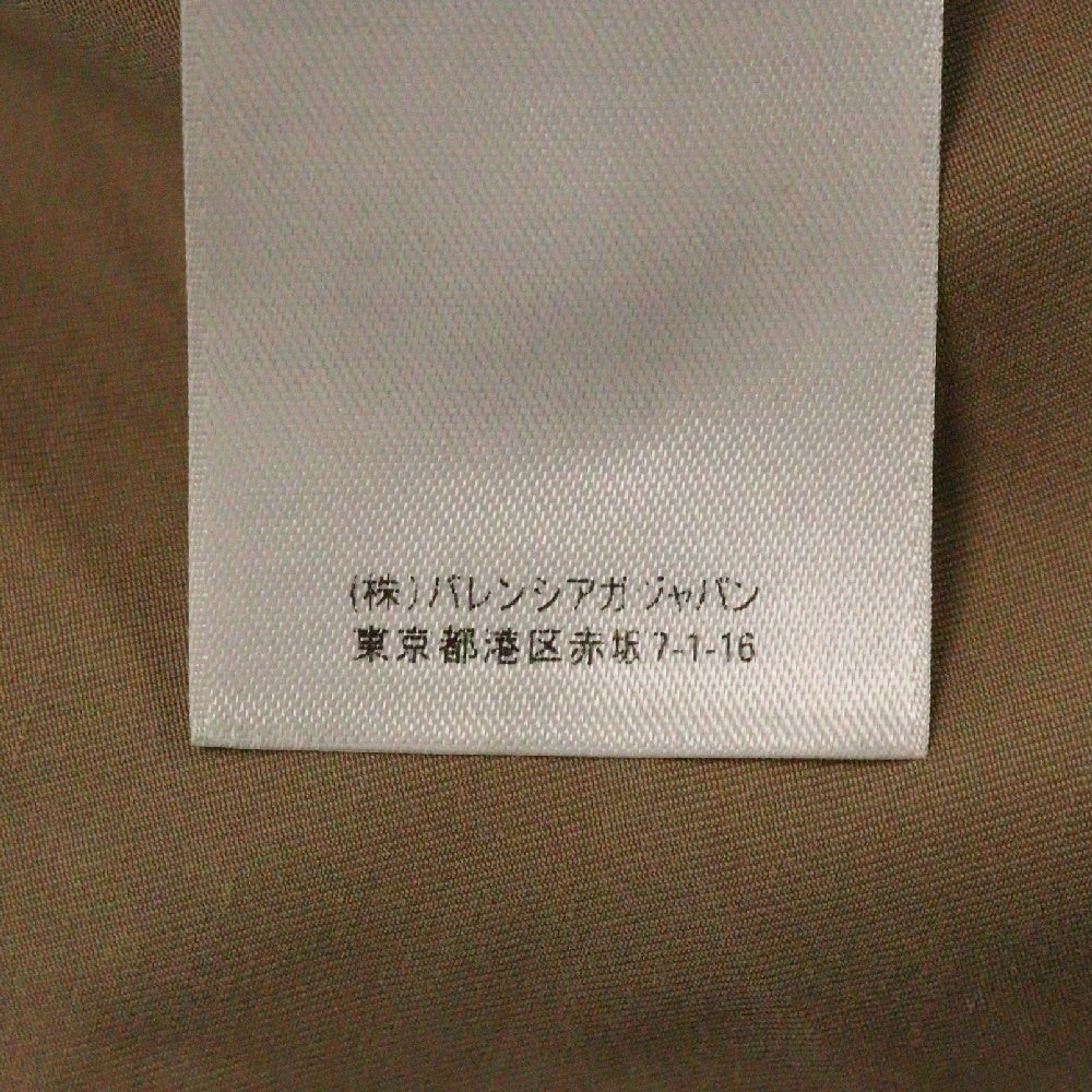 BALENCIAGA(バレンシアガ) Back Slit Shirt バックスリット 長袖シャツ ブラウン 681683 TLO17