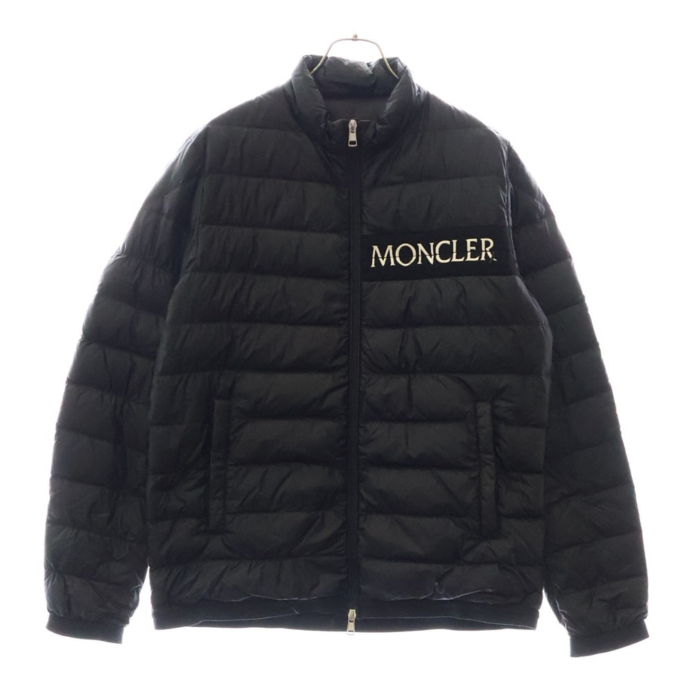 MONCLER(モンクレール) 19AW NEVEU ロゴ刺繍 ダウンジャケット ブラック E10914036194