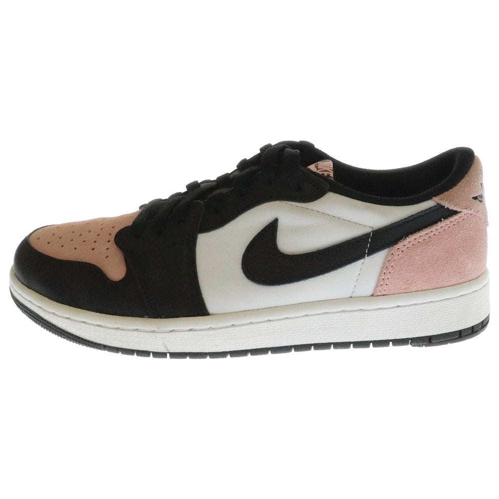 NIKE(ナイキ) AIR JORDAN 1 LOW OG BLEACHED CORAL CZ0790-061 エアジョーダン1 ブリーチドコーラル ローカットスニーカー ブラック/ピンク US9.5/27.5cm