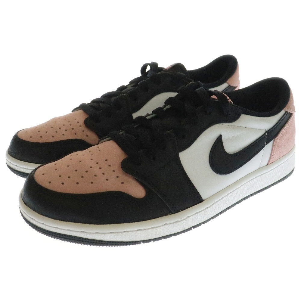 NIKE(ナイキ) AIR JORDAN 1 LOW OG BLEACHED CORAL CZ0790-061 エアジョーダン1 ブリーチドコーラル ローカットスニーカー ブラック/ピンク US9.5/27.5cm