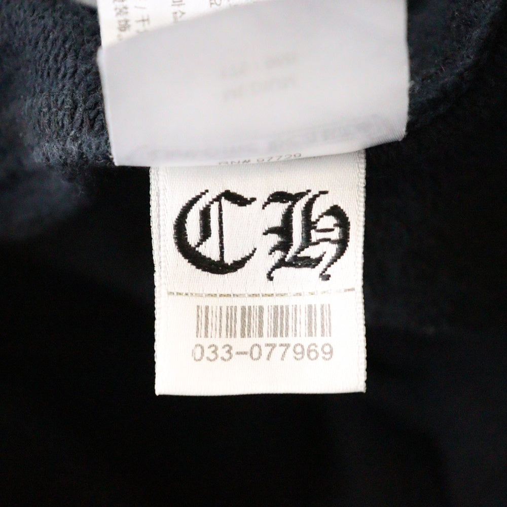 CHROME HEARTS(クロムハーツ) CH PLUS SWTPANTS CHプラス 総柄CHプラスプリント ホースシュー ロングスウェットパンツ ブラック