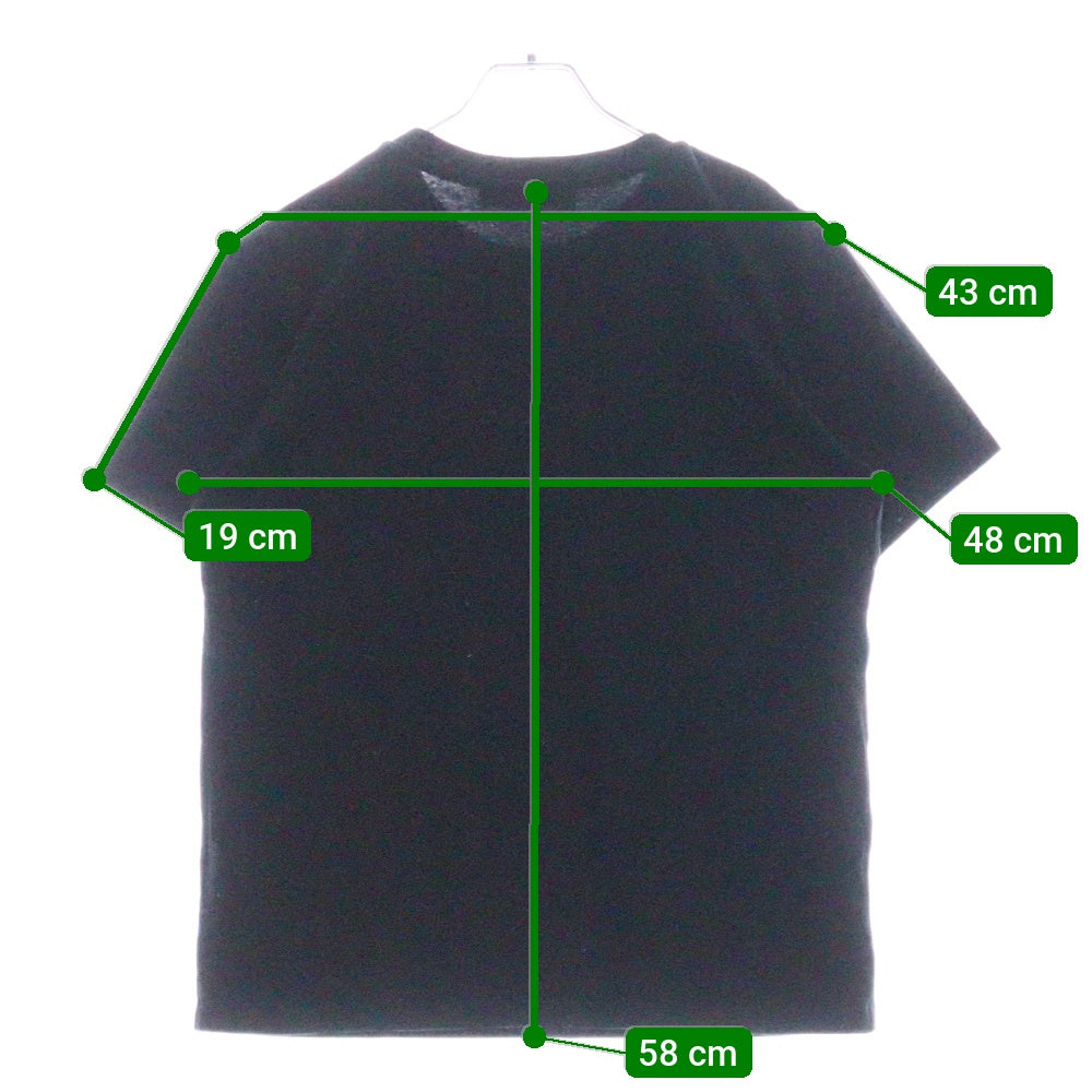 MSGM(エムエスジーエム) フロントロゴプリント 半袖Tシャツ カットソー ブラック 2641MDM95 レディース
