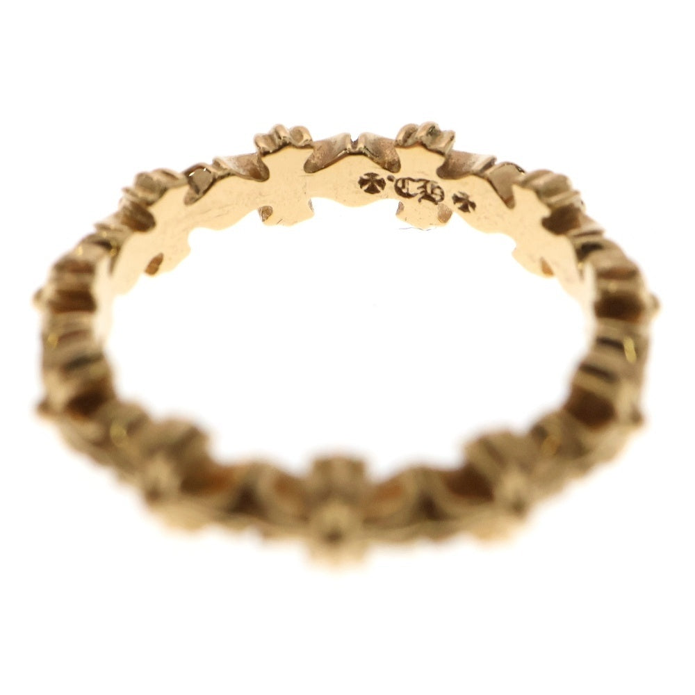 CHROME HEARTS(クロムハーツ) 22K TINY E CH PLS BAND タイニーECHプラスバンド リング ゴールド