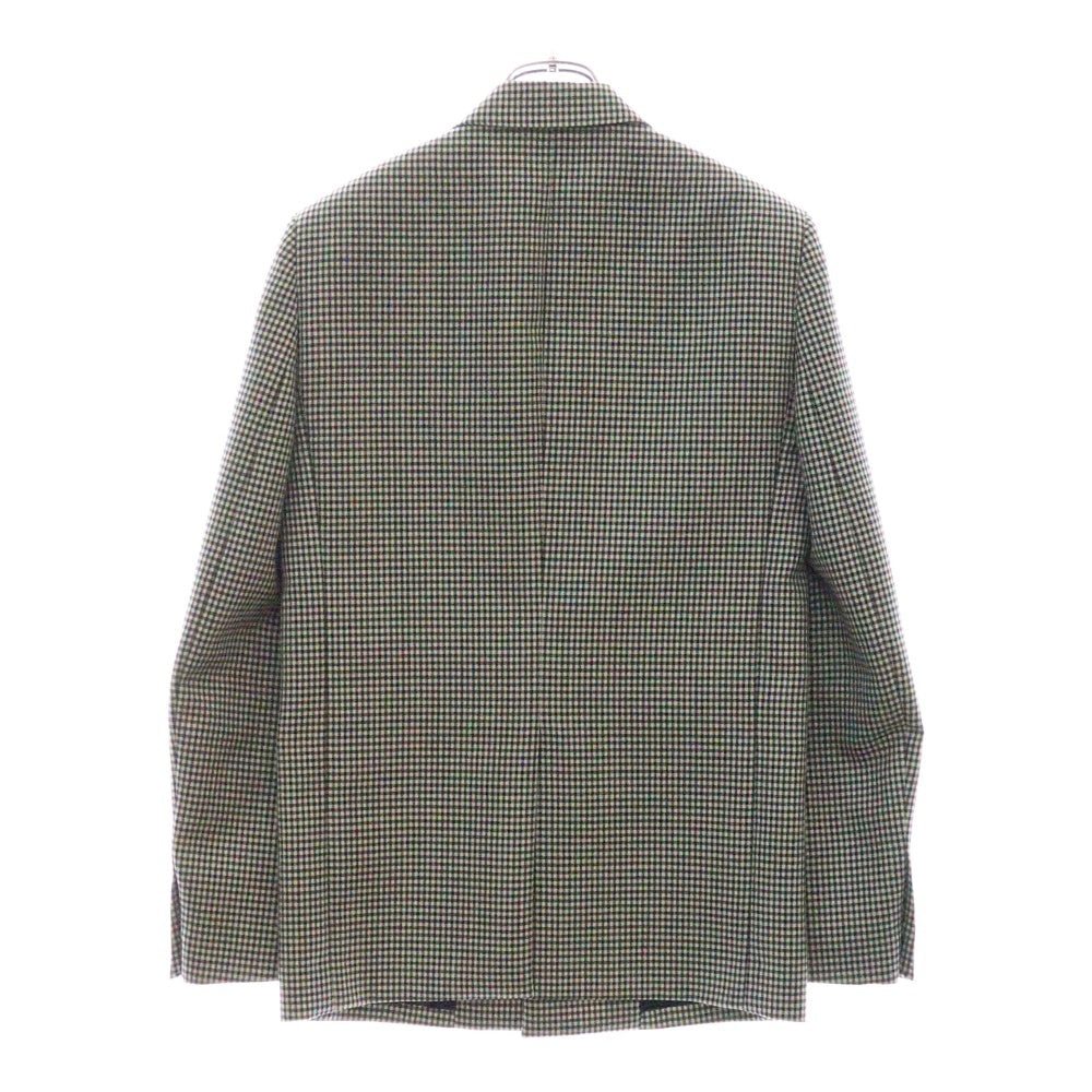 SAINT LAURENT PARIS(サンローランパリ) HOUNDSTOOTH PATTERN TAILORED JACKET 千鳥格子柄ピークドラペルテーラードジャケット 680069 Y1E14 ホワイト/ブラック