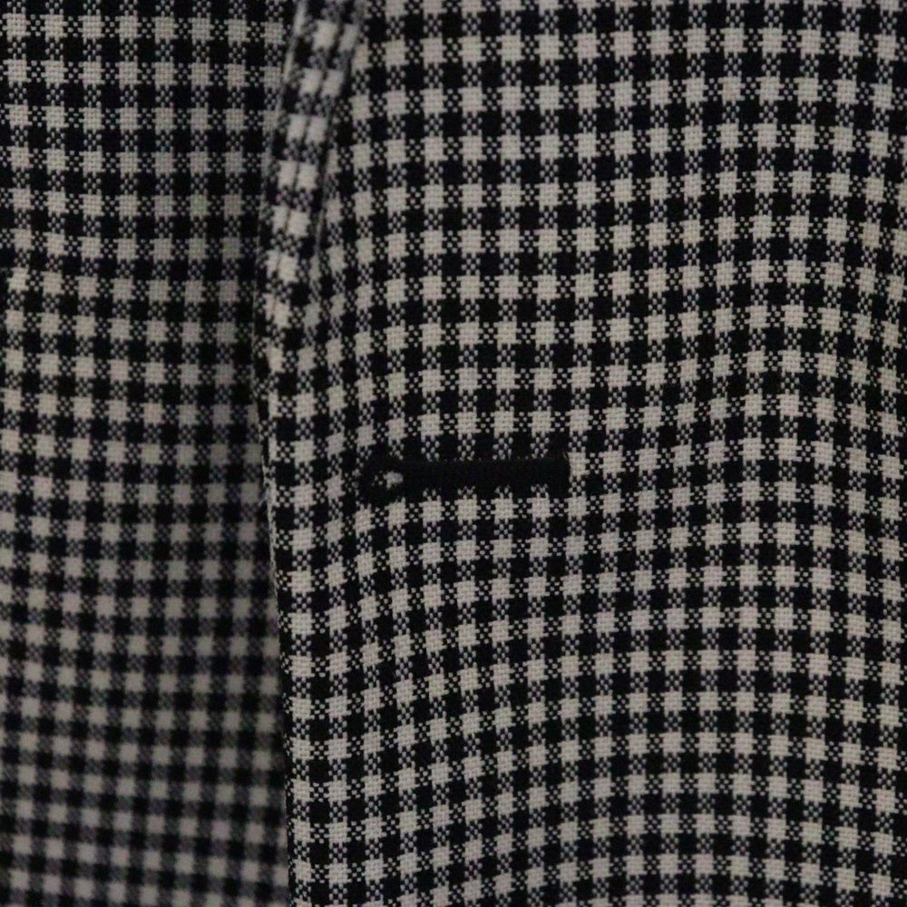 SAINT LAURENT PARIS(サンローランパリ) HOUNDSTOOTH PATTERN TAILORED JACKET 千鳥格子柄ピークドラペルテーラードジャケット 680069 Y1E14 ホワイト/ブラック