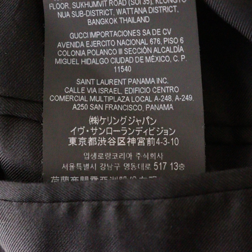 SAINT LAURENT PARIS(サンローランパリ) HOUNDSTOOTH PATTERN TAILORED JACKET 千鳥格子柄ピークドラペルテーラードジャケット 680069 Y1E14 ホワイト/ブラック