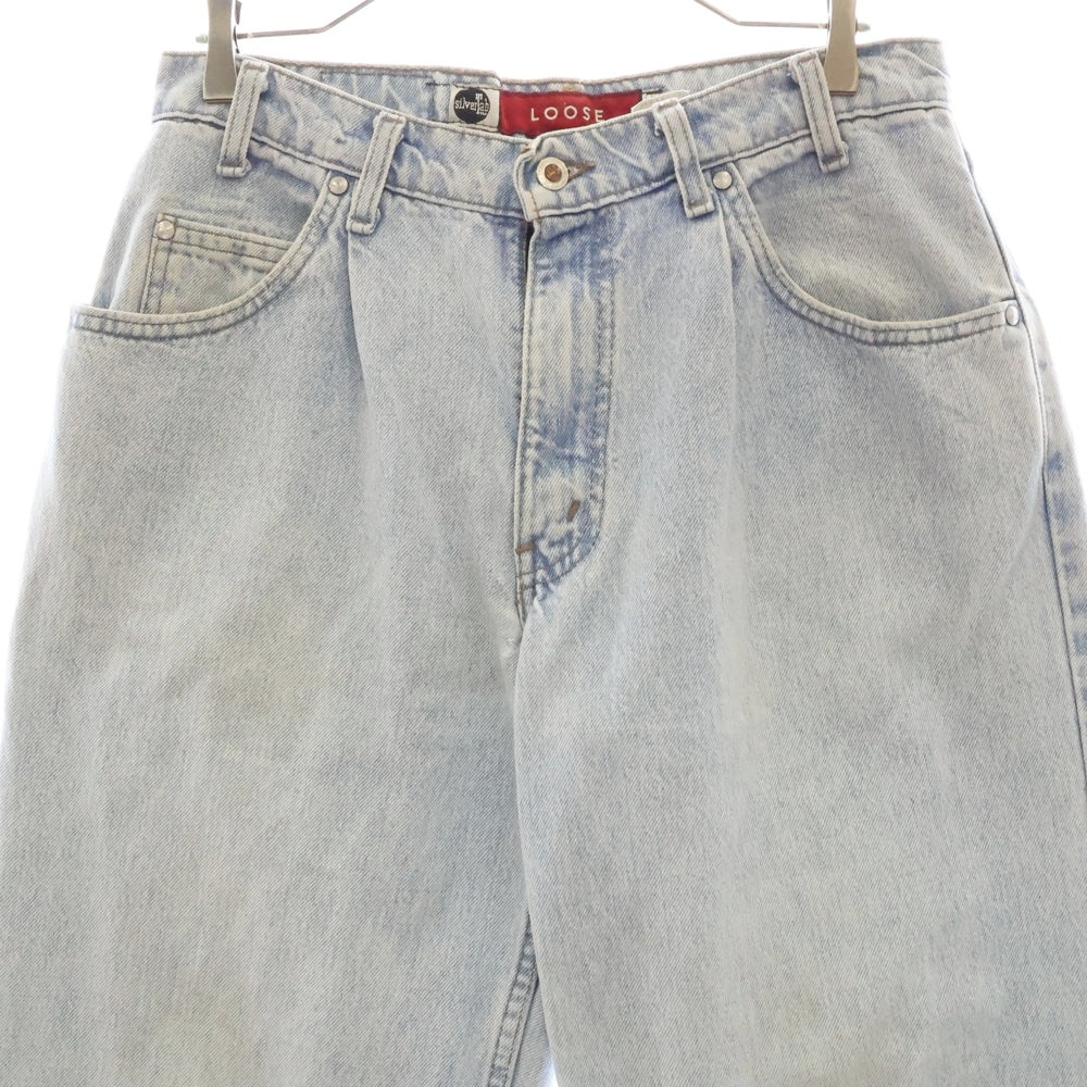 Levi's(リーバイス) 90S VINTAGE LOOSE シルバータブ ボタン裏549 ルーズフィット デニムパンツ インディゴブルー