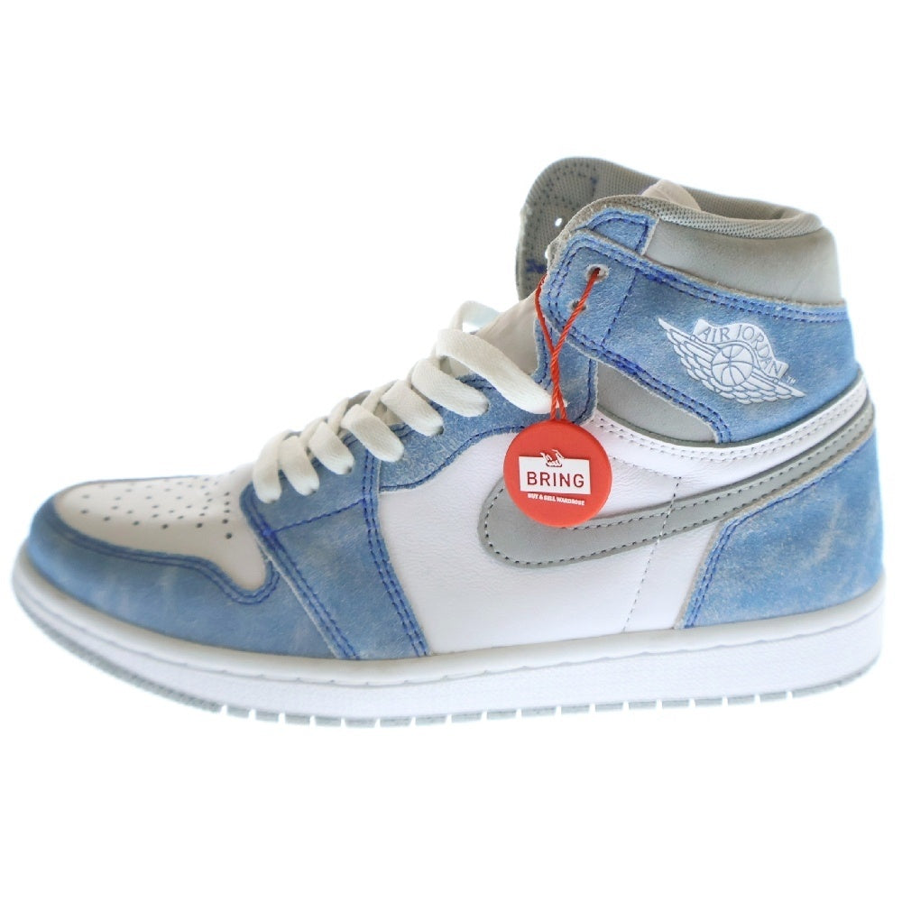 NIKE(ナイキ) AIR JORDAN 1 RETRO HIGH OG HYPER ROYAL エアジョーダン 1 ハイパーロイヤル ハイカットスニーカー ホワイト/ブルー US7/25cm 555088-402