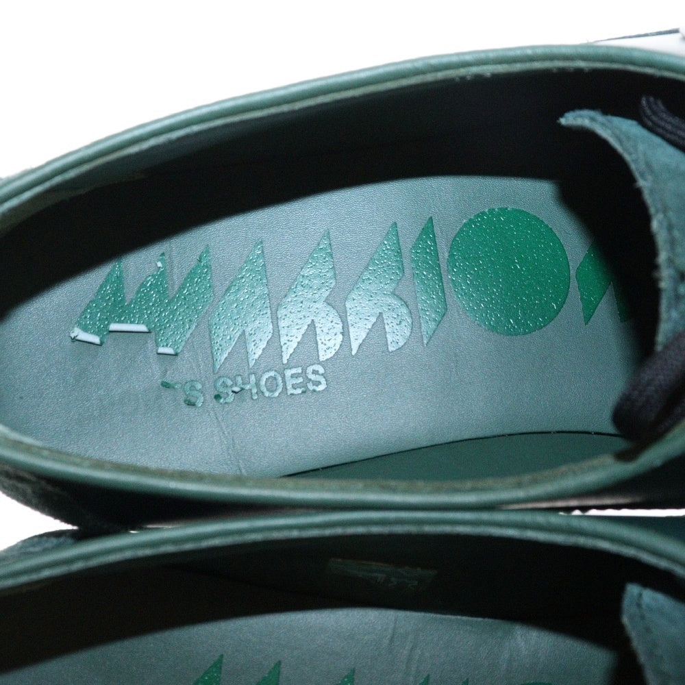 WARRIOR SPORTS SHOES(ウォリアースポーツシューズ) mirage スエード切り替えレザードレスシューズ グリーン