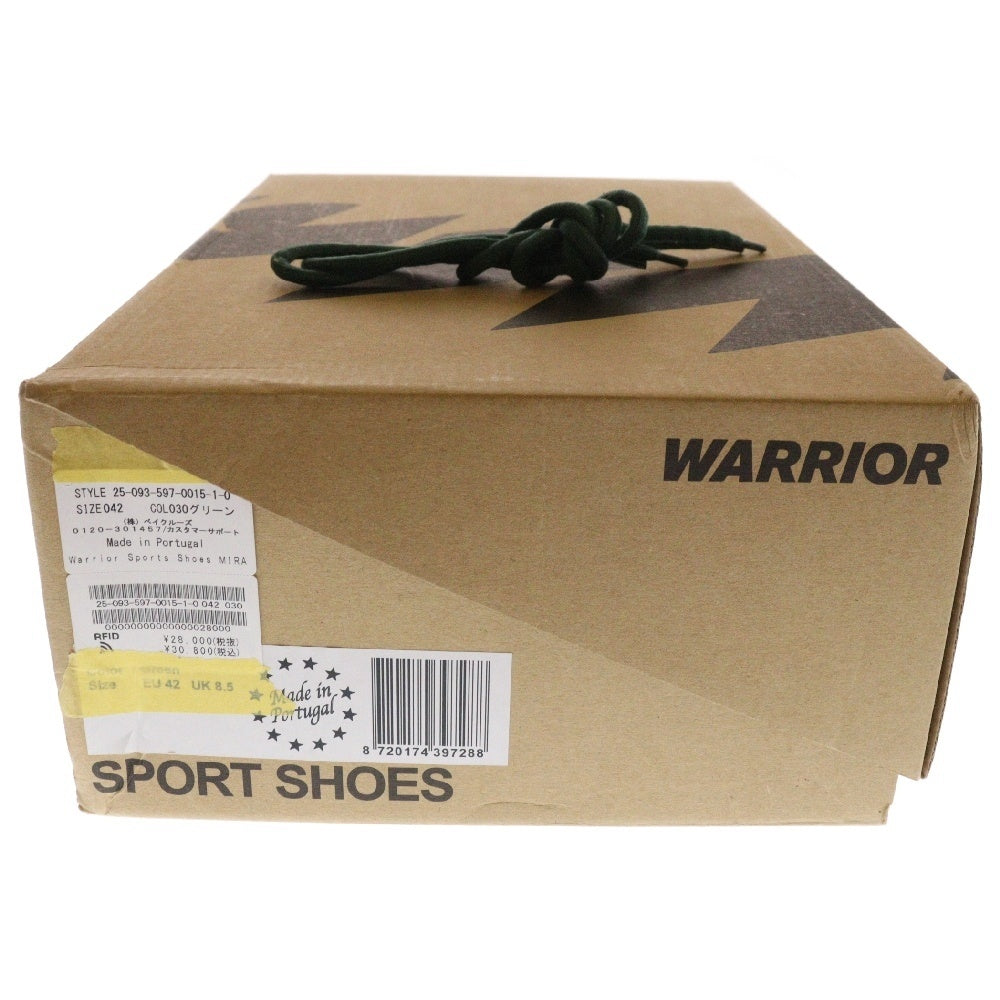 WARRIOR SPORTS SHOES(ウォリアースポーツシューズ) mirage スエード切り替えレザードレスシューズ グリーン
