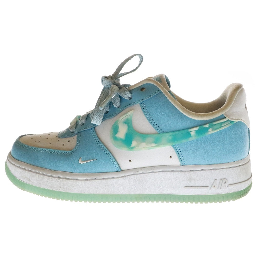 NIKE(ナイキ) WMS Air Force 1 Low Celestine Blue ウィメンズ エアフォース1 ロー セレスティン ブルー ローカットスニーカー US7.5/24.5cm DX2937-100 レディース