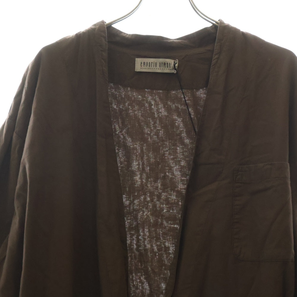 EMPORIO ARMANI(エンポリオアルマーニ) 25SS ×OUR LEGACY Toga Coat WS2251TRT アワレガシー ロングジャケット コート ブラウン