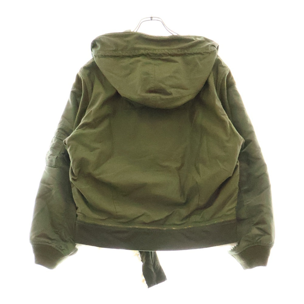 UNDERCOVER(アンダーカバー) 24AW bead embellishment jacket ビーズ エンベリッシュメント ミリタリージャケット カーキ UC2D4218