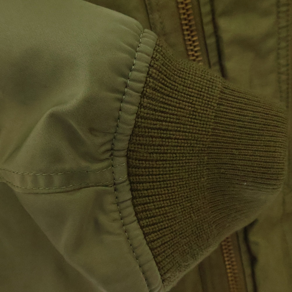 UNDERCOVER(アンダーカバー) 24AW bead embellishment jacket ビーズ エンベリッシュメント ミリタリージャケット カーキ UC2D4218