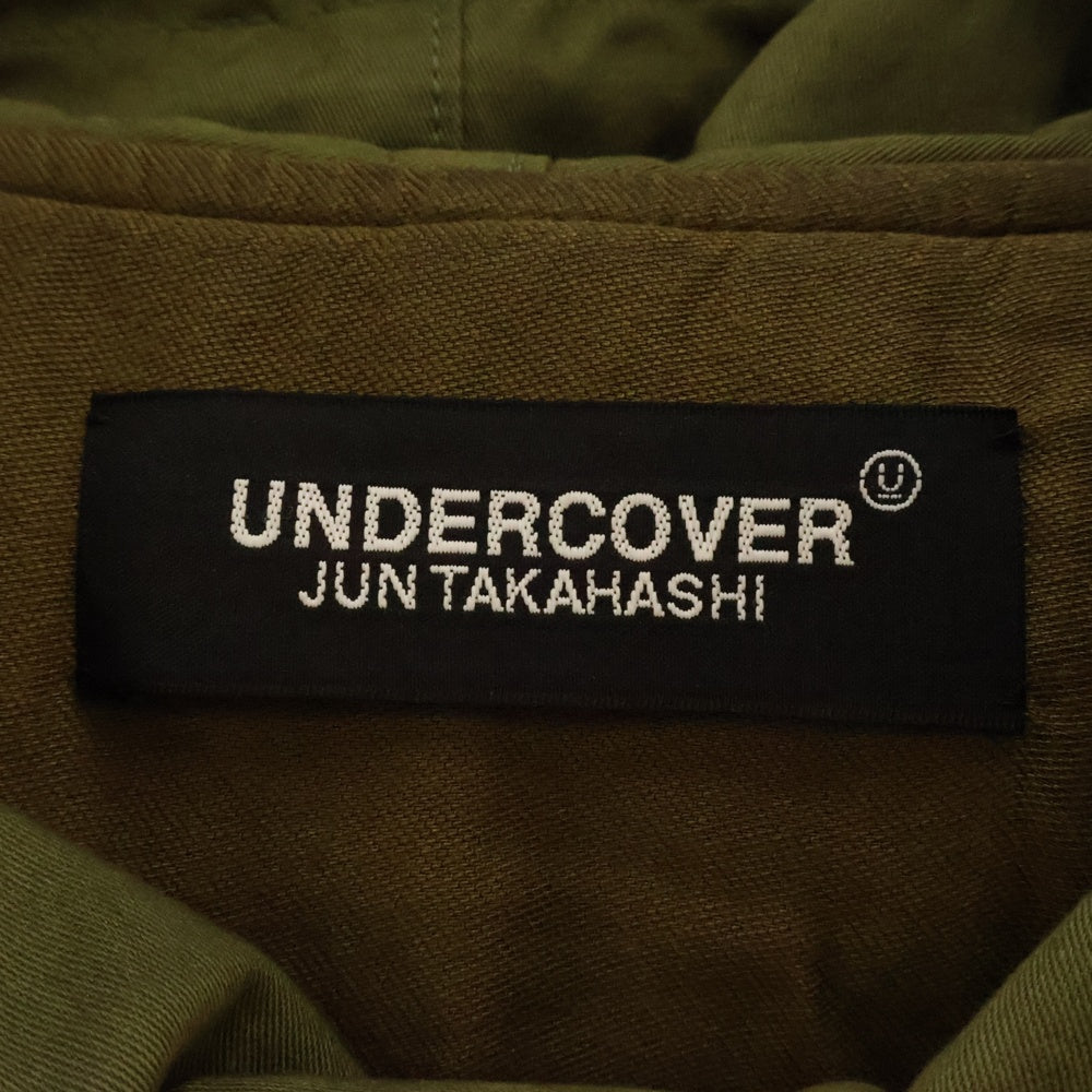 UNDERCOVER(アンダーカバー) 24AW bead embellishment jacket ビーズ エンベリッシュメント ミリタリージャケット カーキ UC2D4218