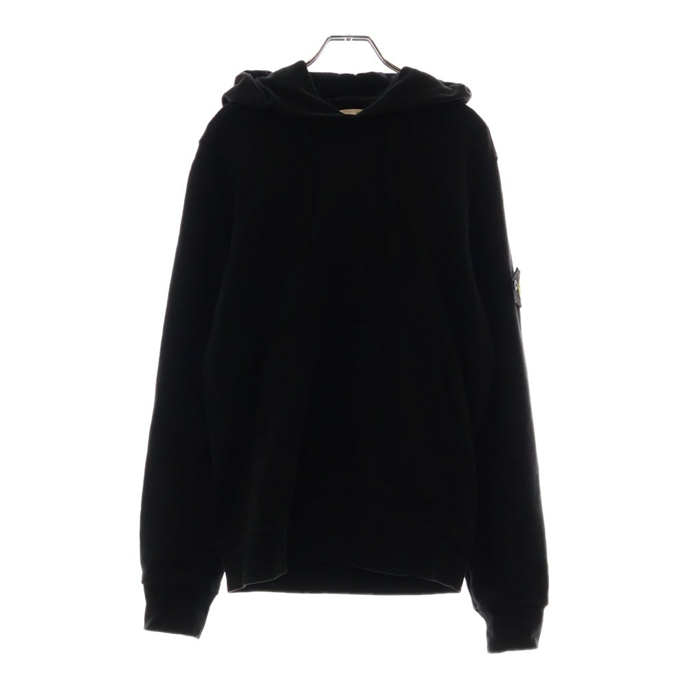 STONE ISLAND(ストーンアイランド) ロゴパッチ プルオーバーフーディ パーカー 701562851 ブラック